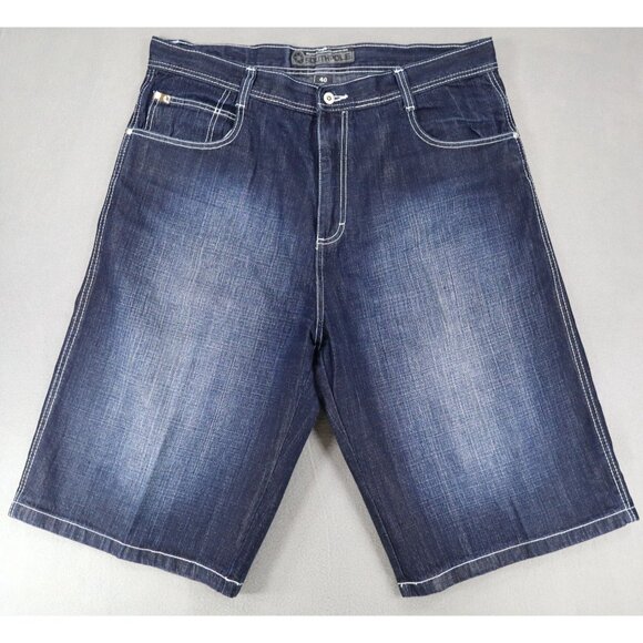 Southpole Other - Vintage Southpole Jean Shorts 40 Blue Jorts Cybergoth Baggy Wide y2k Mens